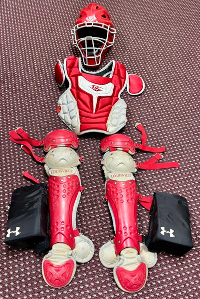 Louisville Slugger Catcher Set w/Knee Savers (Used)