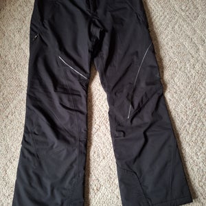 Black Unisex Adult Size 12 Spyder Ski Pants (Used)
