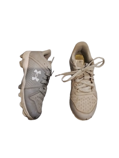 Used Under Armour Leadoff Bb Sb Cleats Grey Youth 13.0 11698-s000221090