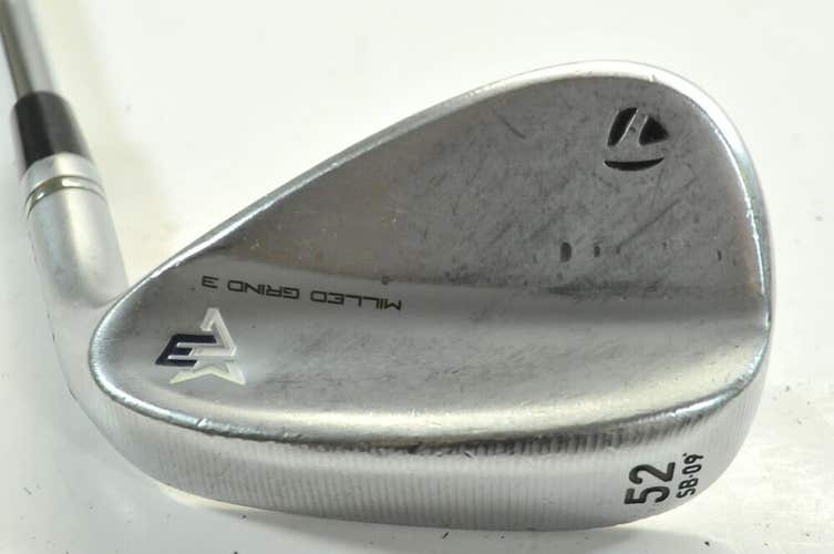 TaylorMade Milled Grind 3 Chrome 52*-09 Wedge Right DG S200 Stiff Steel # 189633