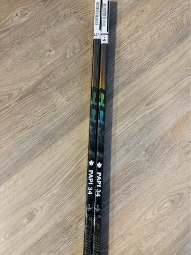 2X New left CCM FT Ghost 85 Flex P28 Grip | Auston Matthews L65