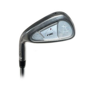 LH TaylorMade RAC OS Single 4 Iron Steel Taylormade Light Metal Stiff Flex