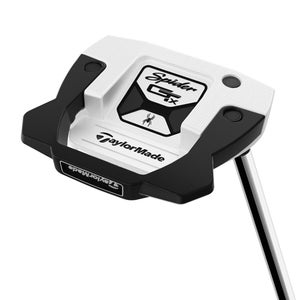 NEW LEFT HAND 34" TAYLORMADE SPIDER GTX WHITE SHORT SLANT PUTTER + HEAD COVER