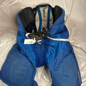 Used Reebok Jr.  Large Hockey Pants. Royal.