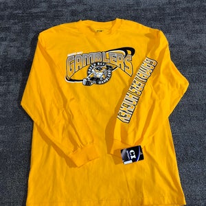 USHL Green Bay Gamblers Hockey Long Sleeve Workout Gym T-Shirt L