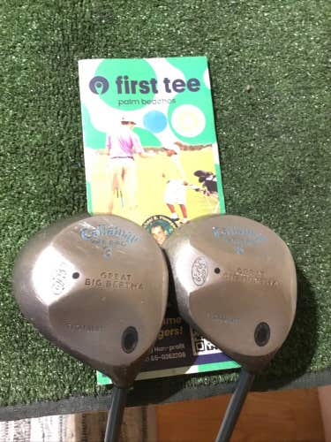 Callaway Ladies Great Big Bertha War Bird Ti. Woods Set (3 & 5)Gems UL Graphite