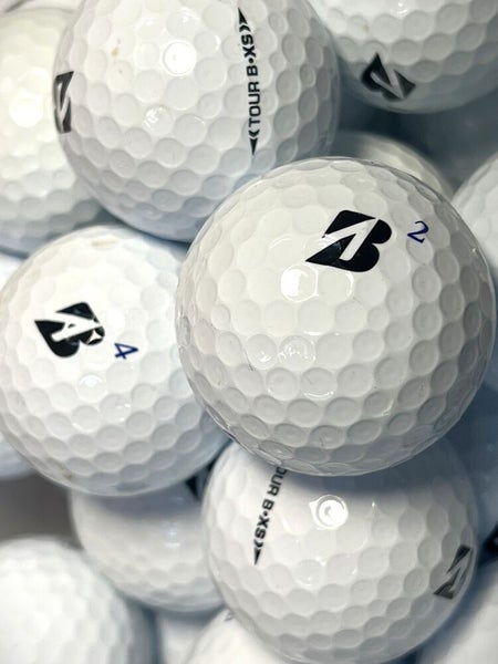 12 Premium AAA White Bridgestone Tour B XS Used Golf Balls