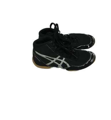 Used Asics Matflex Yth 12 Wrestling Shoes Black 11692-s000129850