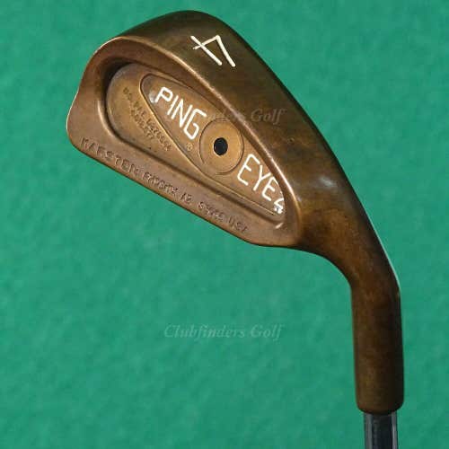 Ping Eye 2 BeCu Copper Black Dot Single 4 Iron Karsten Microtaper Steel Stiff