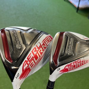 Taylormade Aeroburner 12° Driver & 15° 3 Wood Left Handed Read Description