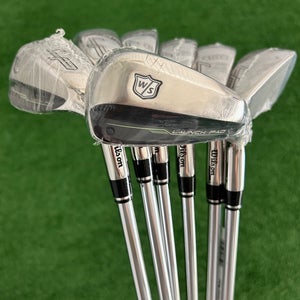 NEW Wilson Staff Launch Pad Hybrid Iron Set 5-G / KBS Max Ultralite Stiff