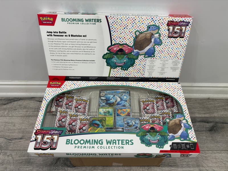 pokemon trading card game blooming waters Amazon.com: Pokemon TCG: Blooming Waters 151 Premium Collection