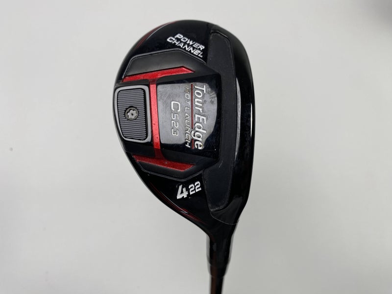 Tour Edge Hot Launch C523 4 Hybrid 22* Hot Launch 55g Regular Graphite Mens RH