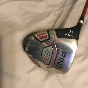 Men's Ping G15 Draw Left Hand Driver Regular Flex 12 Loft (Used)