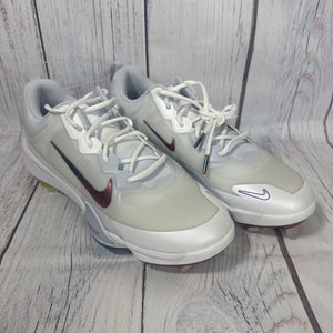 Nike Force Zoom Trout 9 Pro Rainbow Baseball Cleats White FB2907-106 Size 10