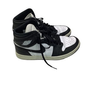 Used Nike MID Mens Golf Shoes Black And White Senior 8.5 11347-S000238676