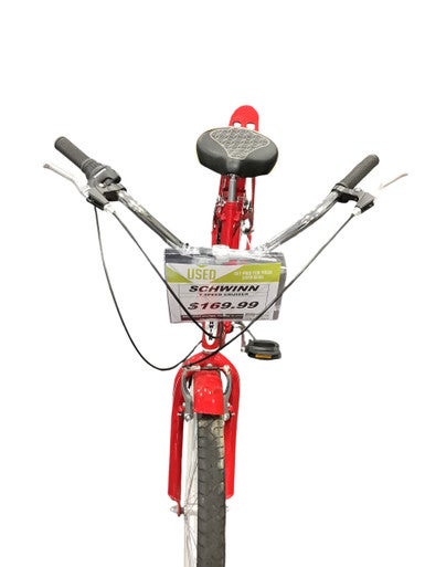 Used Schwinn RED CRUISER 7 SPEED Cruiser Bike Womens Red 17-18" - MD  Frame 11347-S000234631