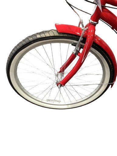Used Schwinn RED CRUISER 7 SPEED Cruiser Bike Womens Red 17-18" - MD  Frame 11347-S000234631