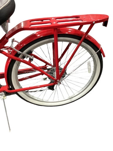 Used Schwinn RED CRUISER 7 SPEED Cruiser Bike Womens Red 17-18" - MD  Frame 11347-S000234631