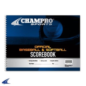 New CHAMPRO BASEBALL/SOFTBALL SCOREBOOK #A02 11347-CHPA07