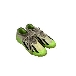 Used Adidas Soccer Cleats Lime Green Junior 04 11347-S000239454