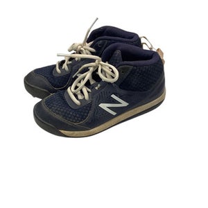 Used New Balance NVY/WHT BB/SB Cleats Navy Blue Junior 01.5 11347-S000236707