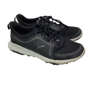 Used Puma GRIP FUSION 2.0 Mens Golf Shoes Black Senior 8.5 11347-S000235394