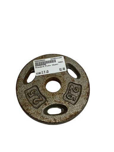 Used 2.5 lb Standard Plate Sets 11347-S000209252