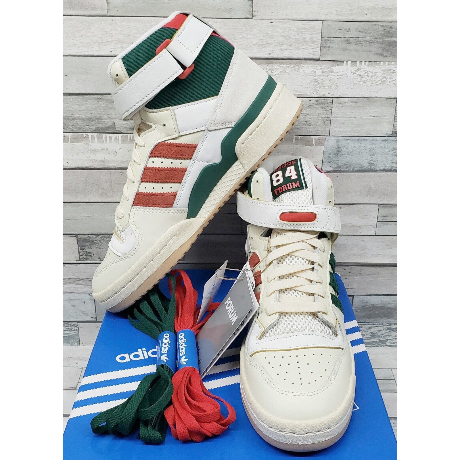 NCAA x Adidas Forum Low “MIAMI 2025” HQ7483 Men’s Shoes Sz 10 Adidas Men\ main image 4