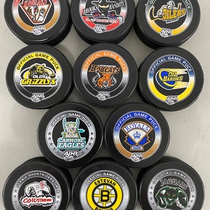 AJHL/SJHL/BCHL JrA pucks