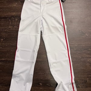 White/Red Stripe Youth Small Champro (New)