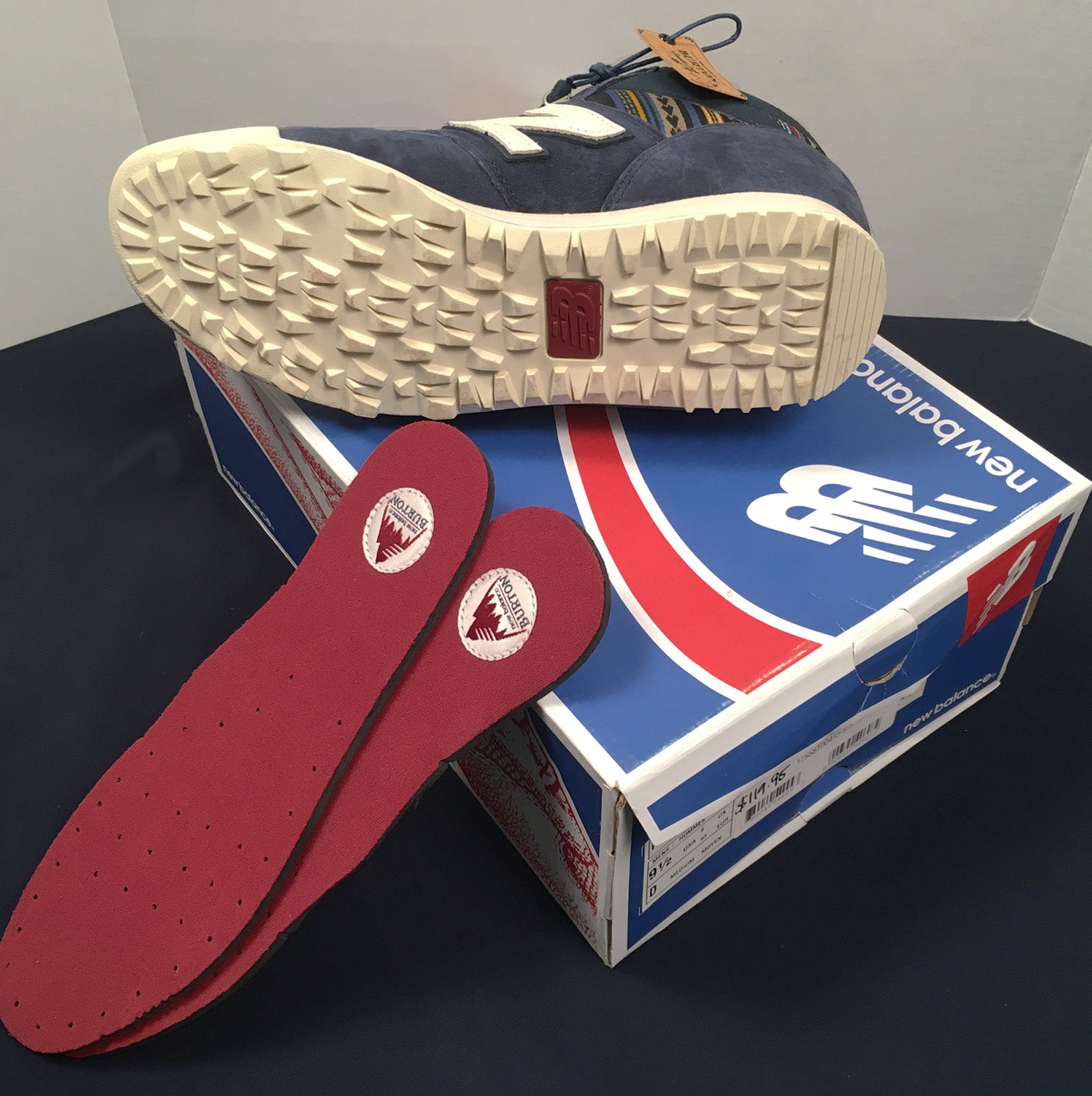 NEW Vintage New Balance x Burton Snowboards Sneakers!  Limited Edition  HRL710 NEW Vintage New Balance x Burton Snowboards HRL710 Sneakers  main image 2