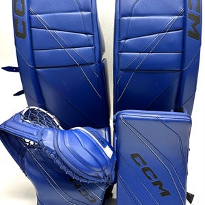 New - CCM E-Flex 6 Full Set Regular Size 34+1 Blue/Black