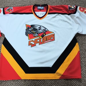 Cincinnati Cyclones White XXL Men's Hockey Jersey (Used)