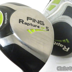 PING Rapture TiTanium Fairway 17°  5 Wood TFC 909 F Soft Regular +Cover  SENIOR