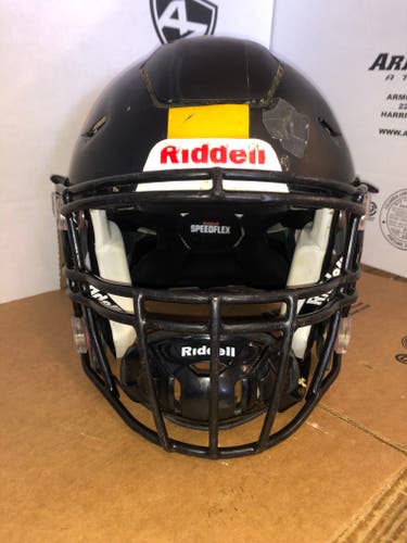 USED RIDDELL FLEX ADULT HELMET - XLARGE - FLAT BLACK