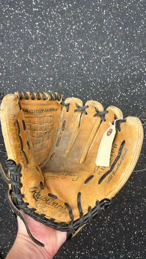 Used Rawlings Rbg11pr Bb Sb Glove Rh Throw Brown 11" 11162-s000416451