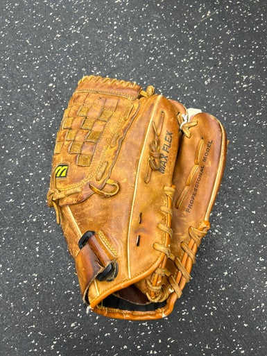 Used Mizuno Mz 1200 Bb Sb Glove Rh Throw Brown 12" 11162-s000418517