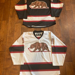 MADE IN USA Sublimated #91 California JerzeysFX Jerseys Large Black & White *READ FULL DESCRIPTION*