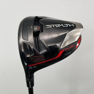 LEFTY 2022 TAYLORMADE STEALTH PLUS DRIVER 9* XSTIFF MATRIX OZIK BLACK VERYGOOD
