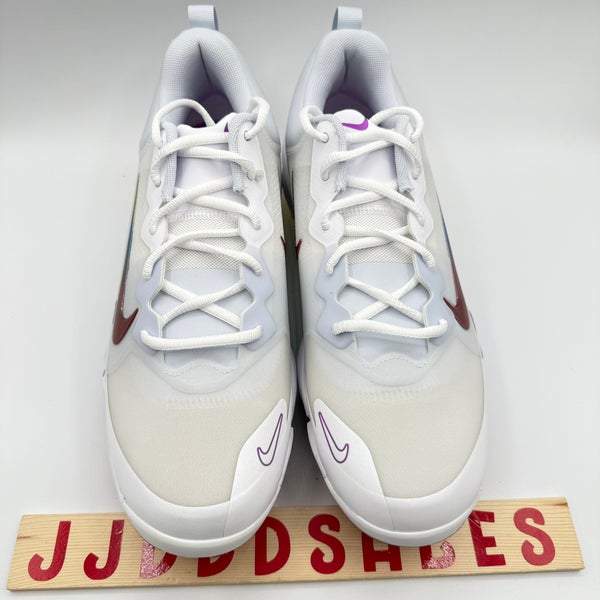 Nike Force Trout 9 Pro Low Metal Baseball Cleats Rainbow FB2907-106 Men’s Sz 8  New