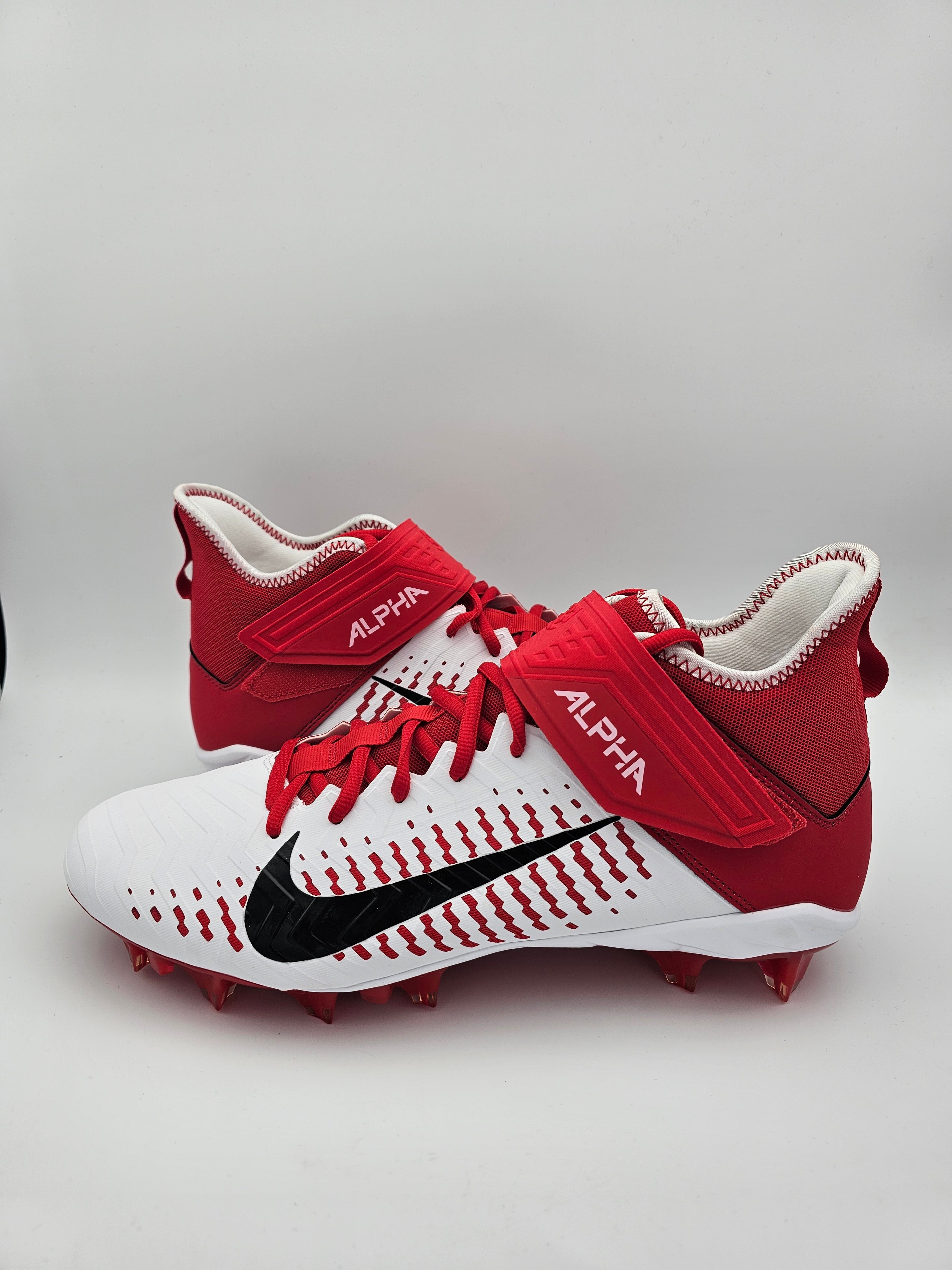 Size 12.5 Nike Alpha Menace Pro 2 Mid Football Cleats BV3945 