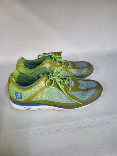 Used Foot Joy Jr Golf Shoes Green Junior 06 11831-s000022004