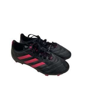 Used Adidas Soccer Cleats Black And Pink Junior 03.5 11347-S000241101