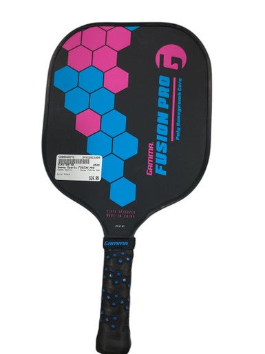 Used Gamma Sports FUSION PRO Pickleball Racquet Black 11884-S000039772