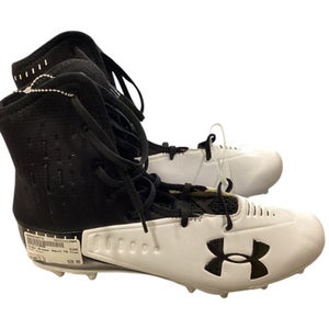 Used Under Armour Adult FB Cleats White Senior 12 11884-S000039272