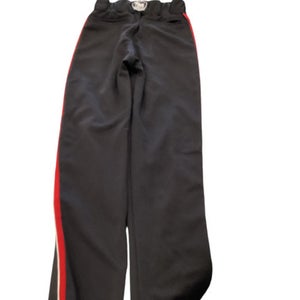 Used BLACK AND RED BASEBALL PANTS BB/SB Pant Mens Black LG 11884-S000038524