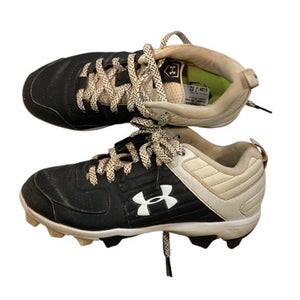 Used Under Armour BASEBALL CLEATS BLACK BB/SB Cleats White Junior 02 11884-S000037463
