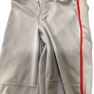 Used Champro BASEBALL PANT KNICKER GREY RED STRIPE BB/SB Pant Boys Grey MD 11884-S000040599