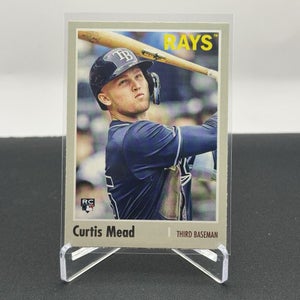 Curtis Mead Tampa Bay Rays 2024 Topps Archives Baseball Base Rookie Card #124
